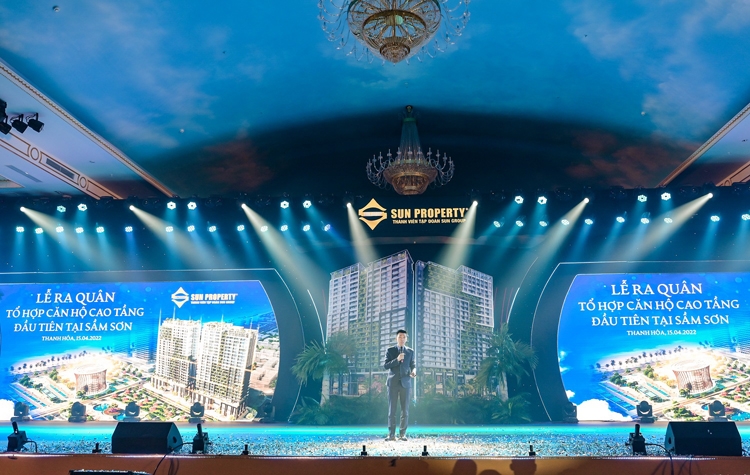 Tưng bừng lễ ra quân Tổ hợp căn hộ cao tầng sát biển đầu tiên tại Sầm Sơn