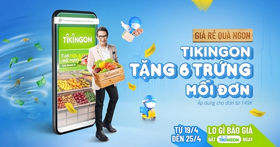 Đi chợ online thời bão giá kiểu TikiNGON: Giá đã rẻ, được tặng quà, giao nhanh 1 giờ