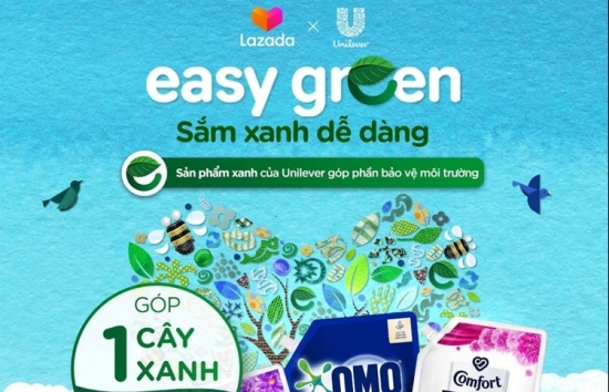 Unilever và Lazada giới thiệu dự án Easy Green tại Đông Nam Á nhân Ngày Trái đất