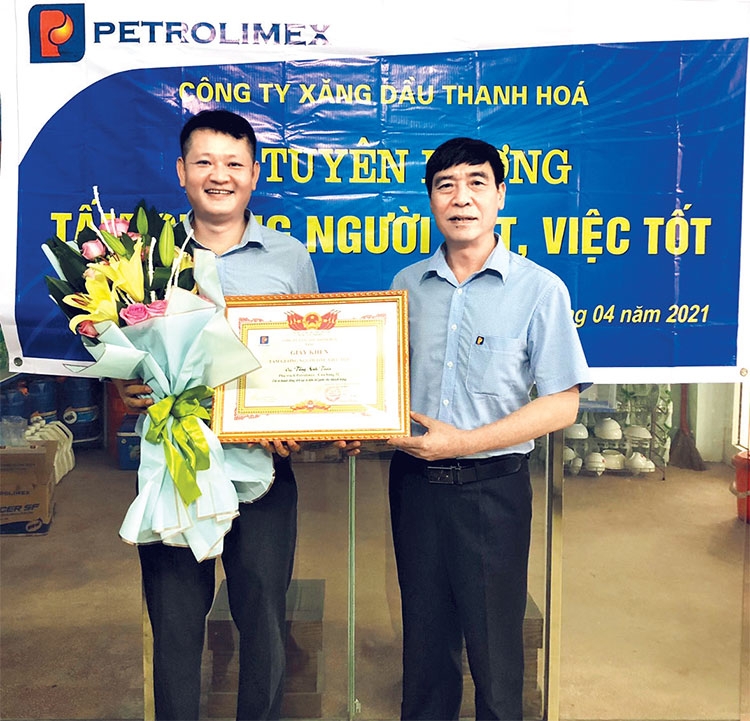 Petrolimex Thanh Hóa: Sáng ngời gương người tốt, việc tốt