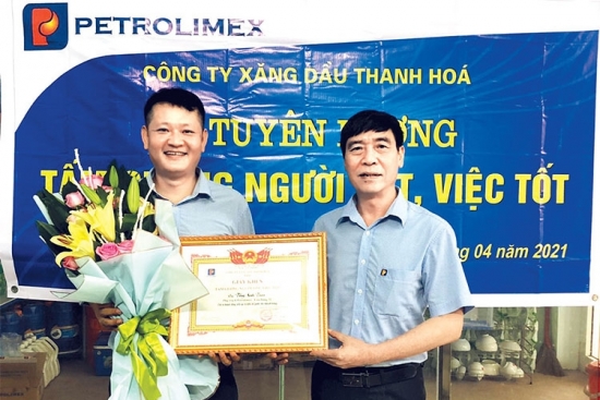 Petrolimex Thanh Hóa: Sáng ngời gương người tốt, việc tốt