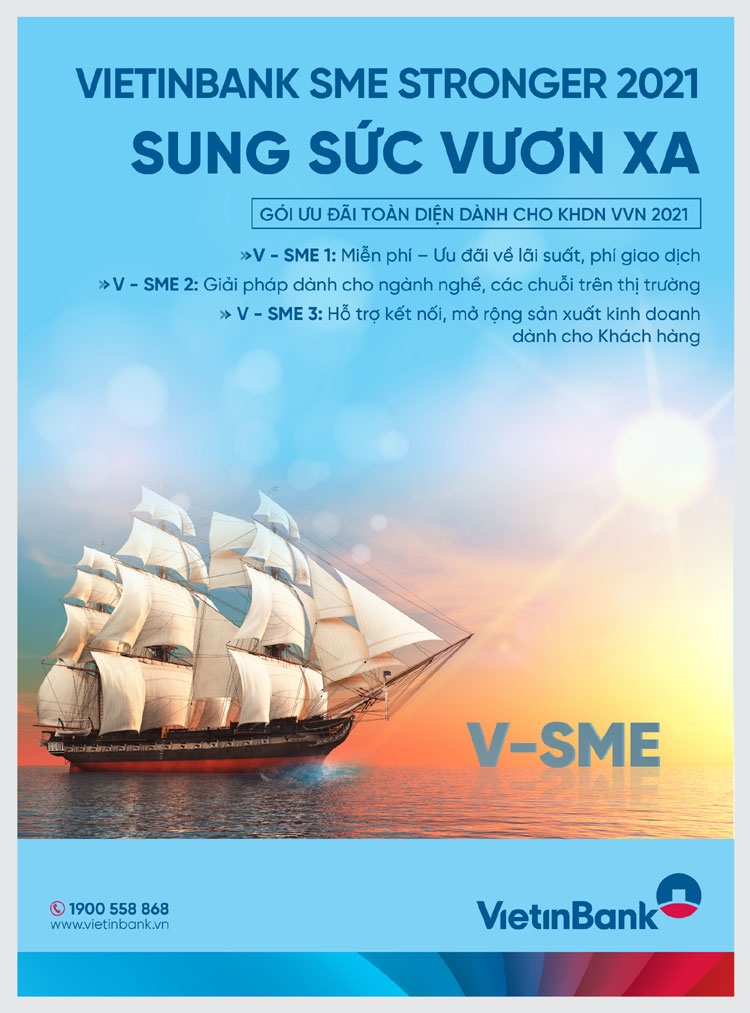 Tưng bừng ưu đãi VietinBank SME Stronger 2021