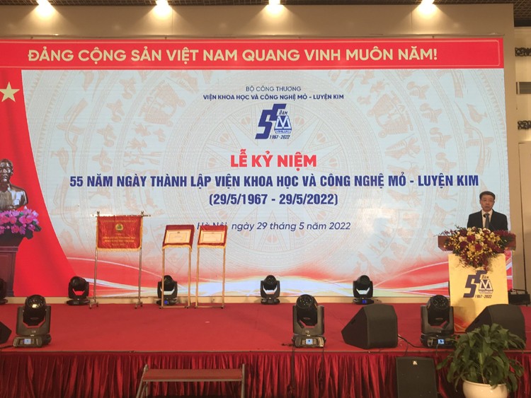 Viện Khoa học và Công nghệ Mỏ-Luyện kim kỷ niệm 55 năm thành lập