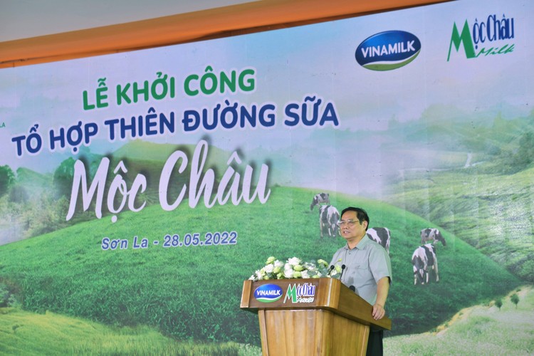 Mộc Châu Milk và Vinamilk khởi công Tổ hợp thiên đường sữa Mộc Châu