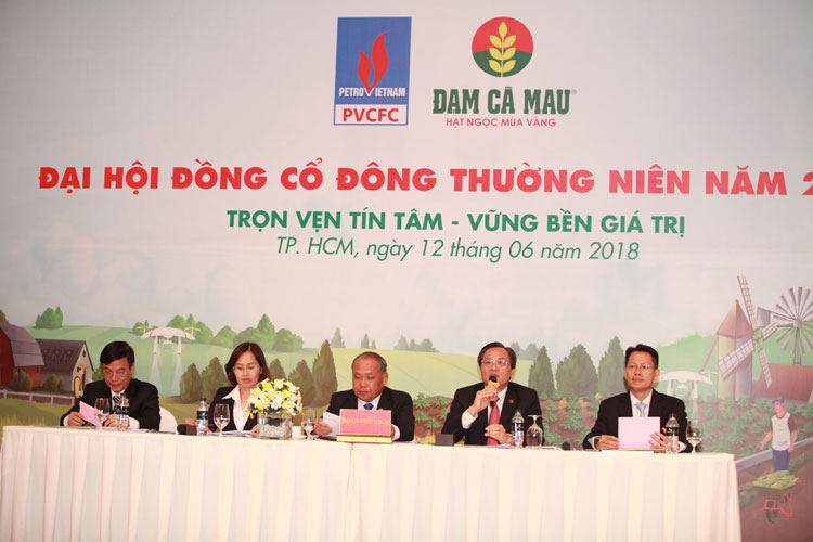 Đại hội cổ đông thường niên 2018 Công ty Cổ phần Phân bón Dầu khí Cà Mau