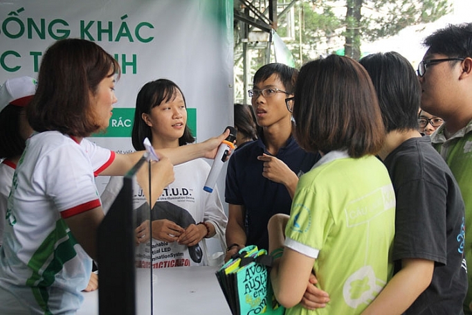 lotte mart tham gia ngay hoi song xanh tai tp ho chi minh