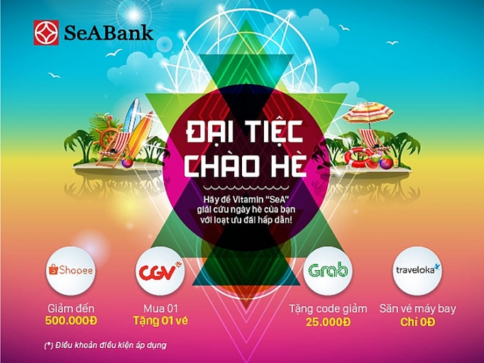 Nhận ngay ưu đãi hấp dẫn tại CGV, Traveloka, Grab, Shopee với thẻ quốc tế SeABank