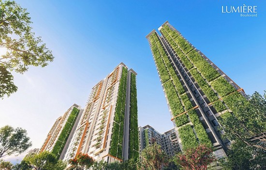 “Siêu phẩm” LUMIÈRE Boulevard tỏa sáng ấn tượng trên tòa tháp cao nhất Việt Nam