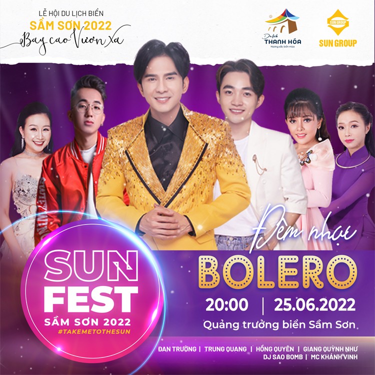 Nồng nhiệt và sâu lắng trong đêm nghệ thuật Sun Fest thứ 9 với chủ đề nhạc Bolero