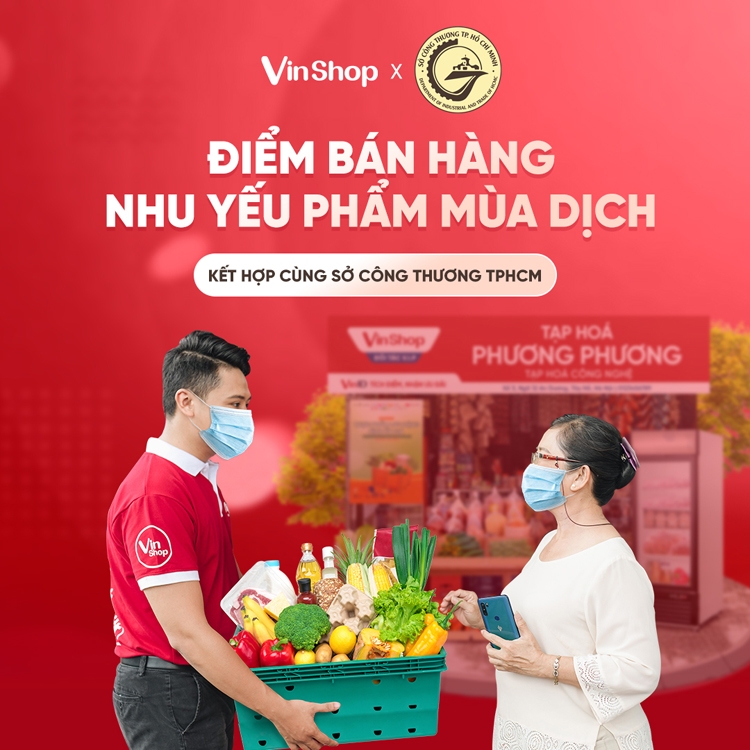 VinID cùng hơn 1.000 tạp hoá liên kết VinShop bán nhu yếu phẩm phi lợi nhuận tại TP. HCM