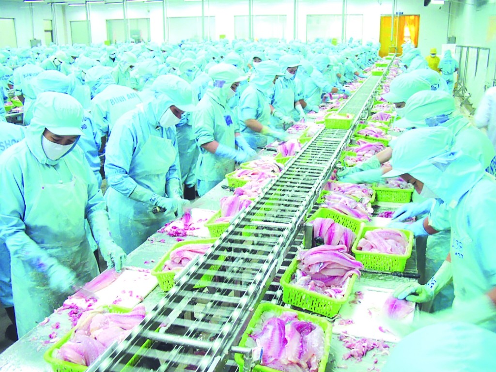 Giá mặt hàng thuỷ sản của Việt Nam tại nhiều nước khu vực châu Phi hiện đang rất cạnh tranh. 	Ảnh: Nguyễn Thanh