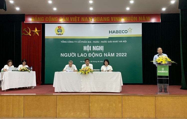 Bia-Rượu-Nước giải khát Hà Nội tổ chức Hội nghị Người lao động năm 2022