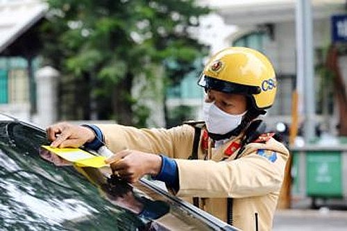 danh sach o to bi phat nguoi o ha noi thang 6 nam 2022