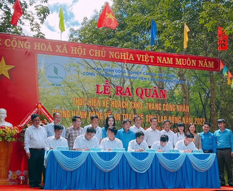 Đảng bộ Công ty cao su Mang Yang (Gia Lai) khẳng định vai trò lãnh đạo toàn diện