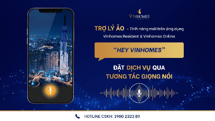 Ra mắt trợ lý ảo trên ứng dụng Vinhomes Resident và Vinhomes Online