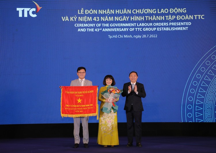 Tập đoàn TTC vinh dự đón nhận Huân chương Lao động cao quý