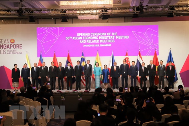 khai mac hoi nghi bo truong kinh te asean lan thu 50 tai singapore