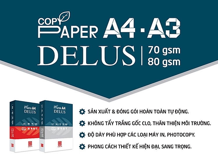 Công ty CP Văn phòng phẩm Hồng Hà ra mắt sản phẩm mới giấy in Hồng Hà Delus A4 Công ty CP Văn phòng phẩm Hồng Hà ra mắt sản phẩm mới giấy in Hồng Hà Delus A4
