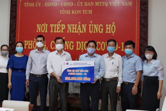 Công ty Xăng dầu Bắc Tây Nguyên hỗ trợ hơn 2 tỷ đồng phòng, chống dịch Covid-19