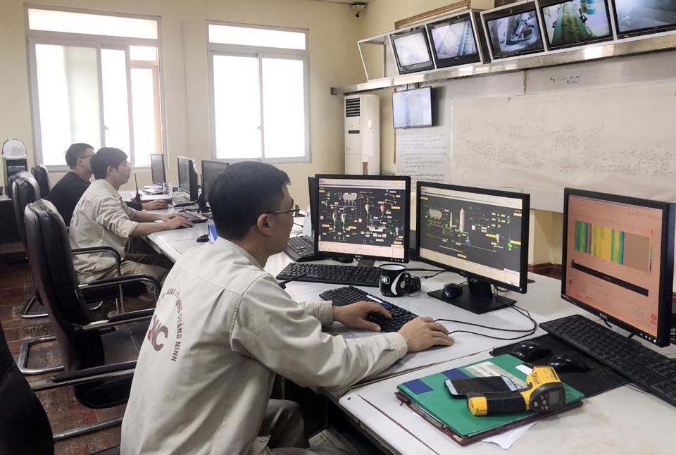 Trung t&amp;acirc;m điều h&amp;agrave;nh sản xuất nh&amp;agrave; m&amp;aacute;y Xi măng Lam Thạch. Ảnh: C&amp;ocirc;ng ty CP Xi măng Quảng Ninh.