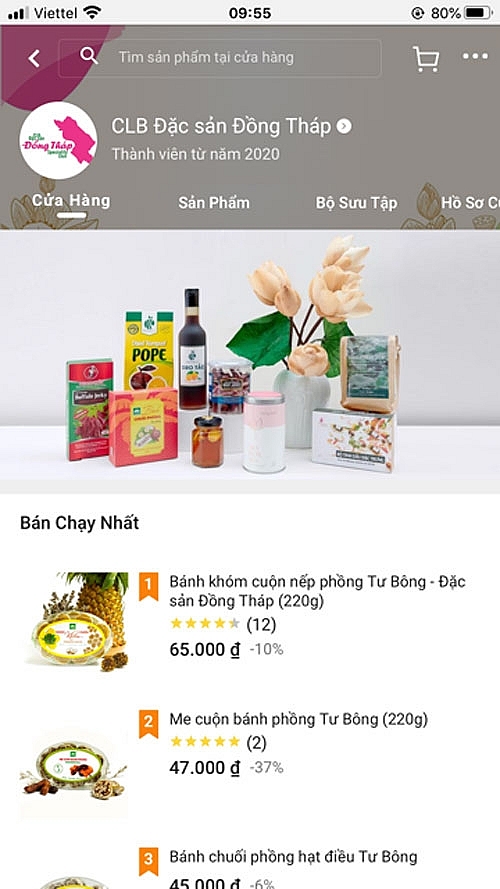 Đồng Tháp  Triển khai tuần hàng đặc sản trên sàn thương mại điện tử Tiki