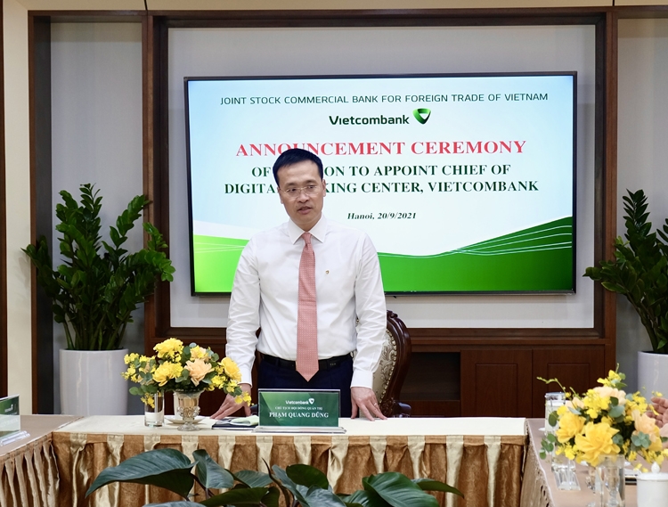 Vietcombank công bố quyết định bổ nhiệm Giám đốc Trung tâm ngân hàng số