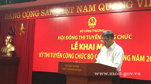 Khai mạc Kỳ thi tuyển công chức Bộ Công Thương năm 2015