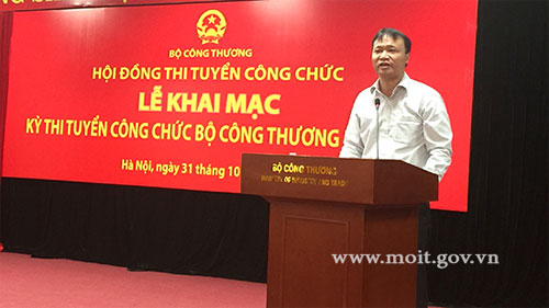 Khai mạc Kỳ thi tuyển công chức Bộ Công Thương năm 2015