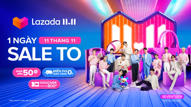 SEVENTEEN chính thức trở thành Đại sứ thương hiệu khu vực Đông Nam Á của Lazada