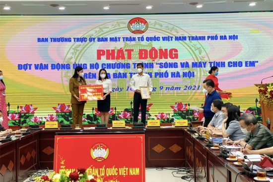 habeco ung ho 100 trieu dong cho chuong trinh song va may tinh cho em