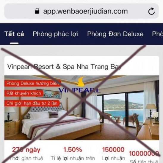 bo cong an canh bao nen tang vinpearl e la lua dao