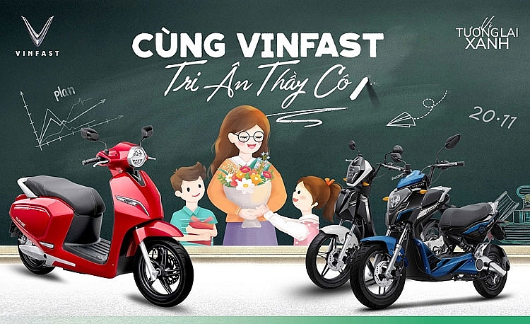 VinFast tặng quà tri ân thầy cô đón mừng ngày Nhà Giáo