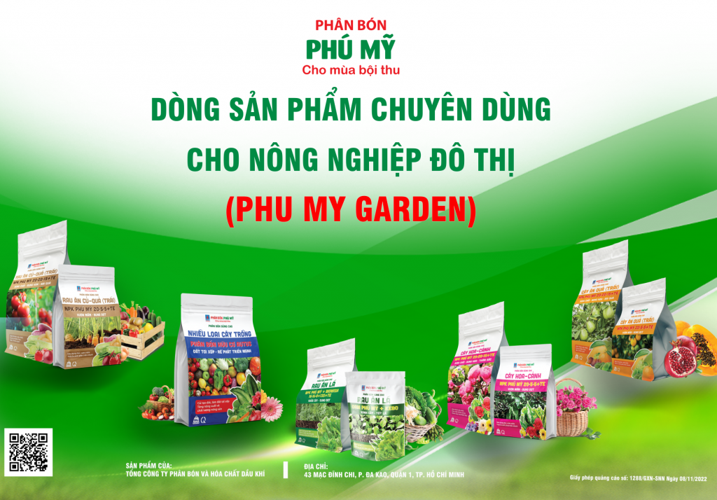 Phân bón Phú Mỹ ra mắt dòng sản phẩm chuyên dùng cho nông nghiệp đô thị