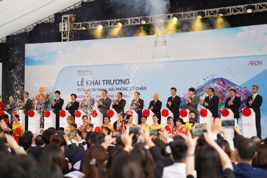 khai truong trung tam thuong mai aeon mall hai phong le chan