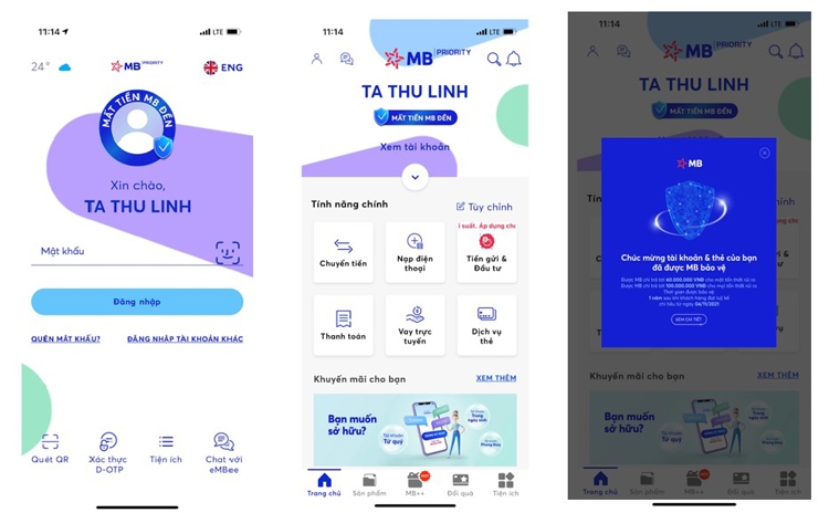 App MBBank nằm trong Top ứng dụng yêu thích App Store 2021