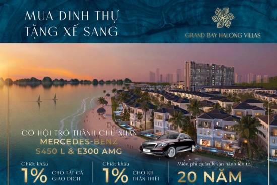 BIM Land giới thiệu bộ đặc quyền thượng lưu tới chủ nhân dinh thự Grand Bay Halong Villas