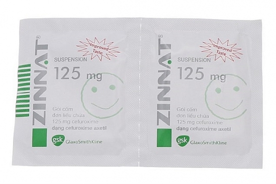 Thu hồi thuốc cốm pha hỗn dịch uống Zinnat Suspension 125mg