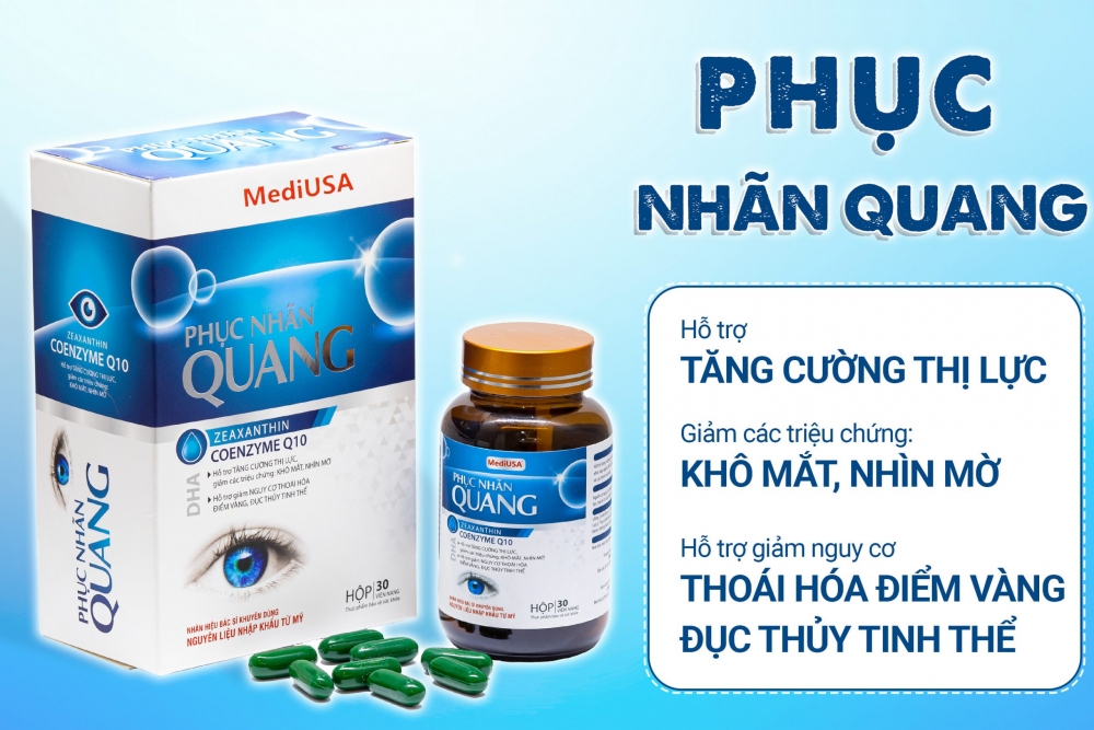 Sản phẩm Phục nhãn quang vi phạm pháp luật về quảng cáo