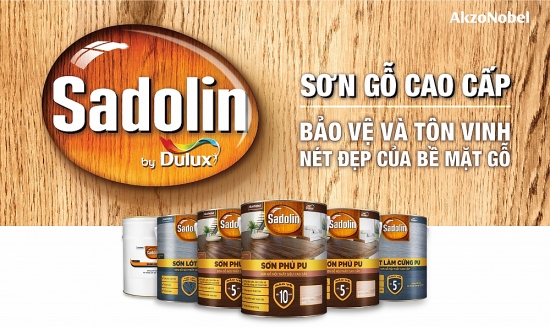 akzonobel ra mat sadolin dong son cao cap giup bao ve ton vinh net dep cua be mat go