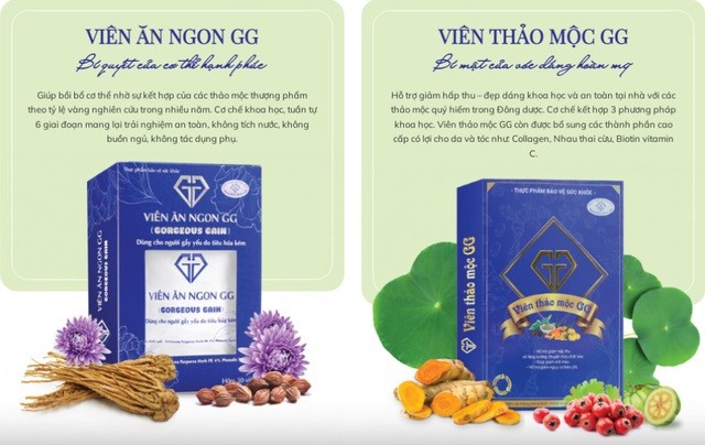 Viên ăn ngon và thảo mộc GG quảng cáo sai sự thật