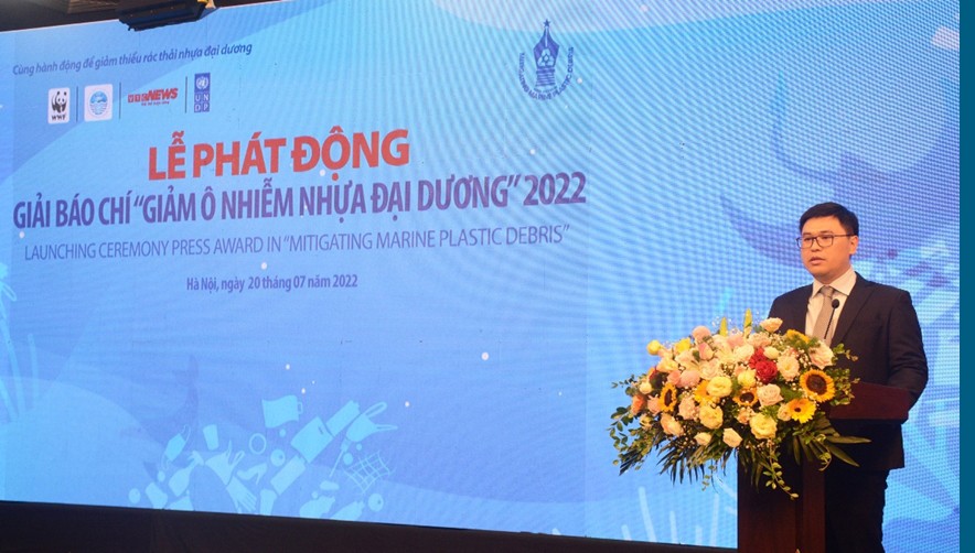 Phát động giải báo chí “Giảm ô nhiễm nhựa đại dương” năm 2022