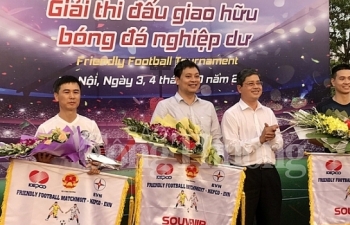 giai bong da huu nghi giua bo cong thuong viet nam voi tap doan dien luc han quoc