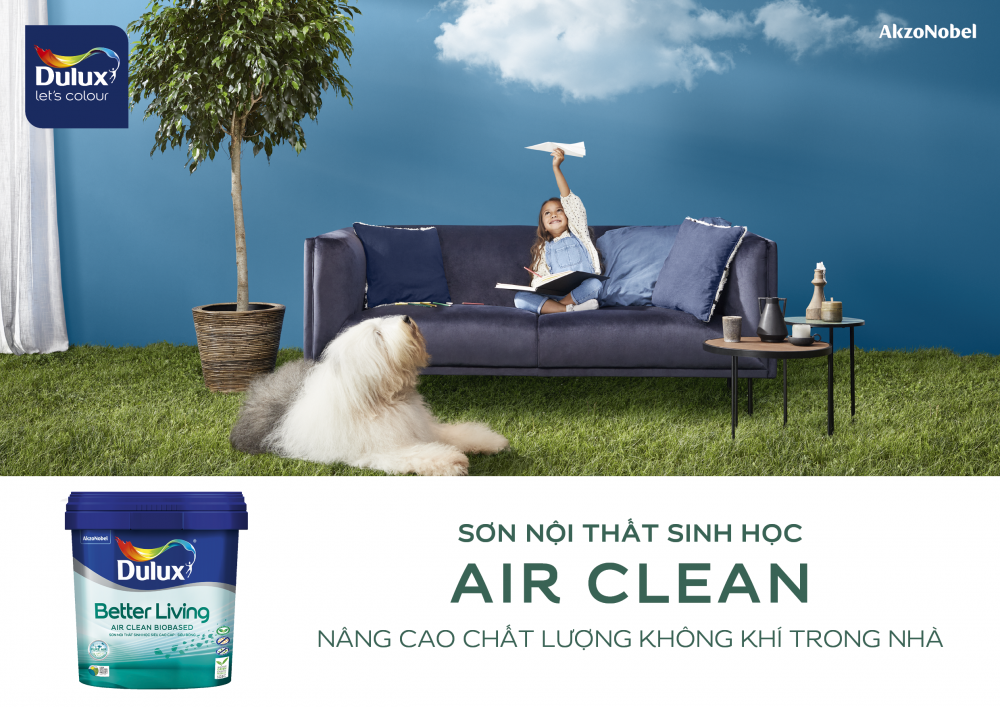 dulux cua akzonobel ra mat giai phap son voi tinh nang thanh loc khong khi trong nha