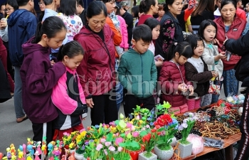 Ấn tượng phiên chợ quê trăm năm giữa lòng Hà Nội