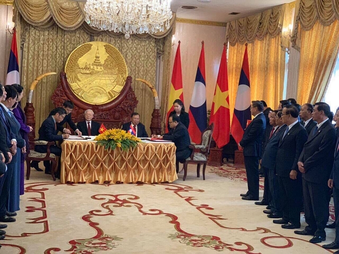 viet nam lao ky hiep dinh ve hop tac phat trien cac cong trinh nang luong dien va mo