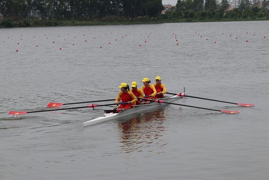 SEA Games 31: Đua thuyền Rowing Việt Nam xuất sắc đoạt 2 huy chương vàng