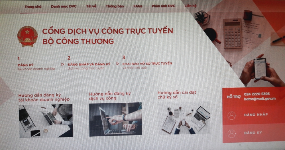 Áp dụng dịch vụ công trực tuyến cấp độ 3 với 24 thủ tục hành chính về xuất nhập khẩu