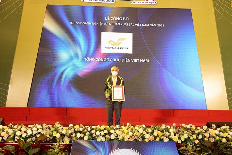 Bưu điện Việt Nam nằm trong top 50 doanh nghiệp lợi nhuận xuất sắc Việt Nam 2021