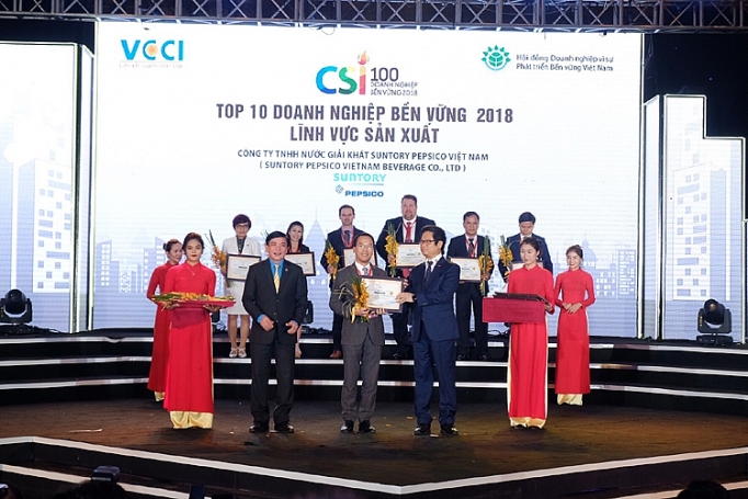 suntory pepsico viet nam dat nhieu thanh tuu noi bat trong nam 2018