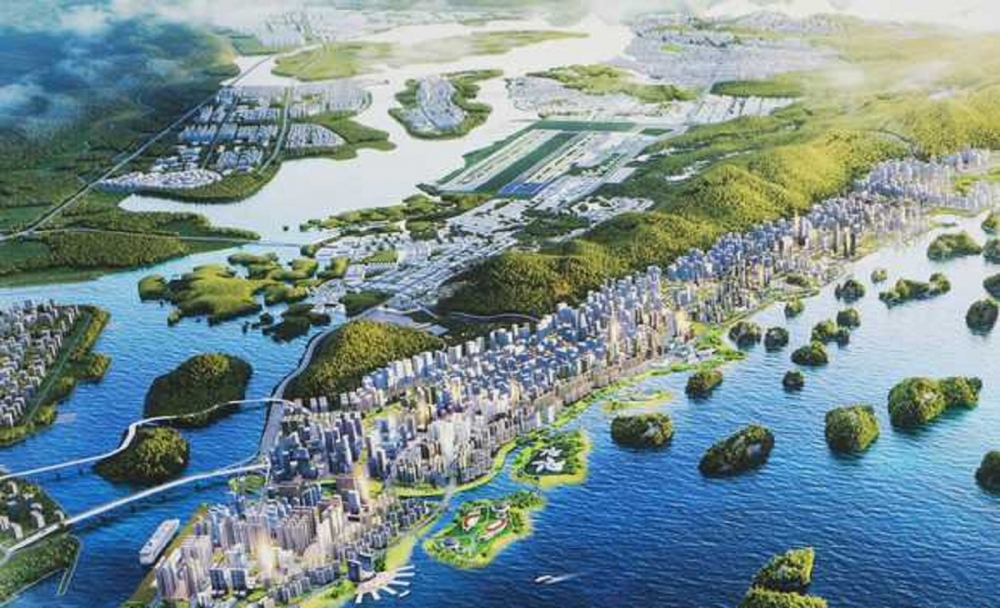 Phối cảnh điều chỉnh quy hoạch chung Khu kinh tế Vân Đồn
